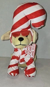 Aufzucht Cane's Weihnachten Zuckerstange 2024 Welpe Hund Plüsch Stöcke Tier NEU! - Bild 1 von 7