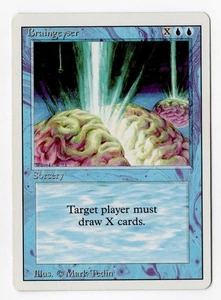 Braingeyser • Revised Edition • NM/LP Lightly Played • MtG Magic Gathering - Foto 1 di 2