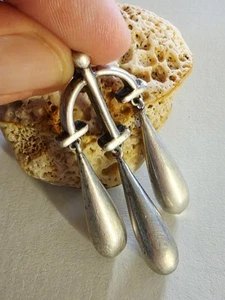 Vintage Sterling Silver 925 Dangling Drop Pendant. Hallmarked. - Picture 1 of 10