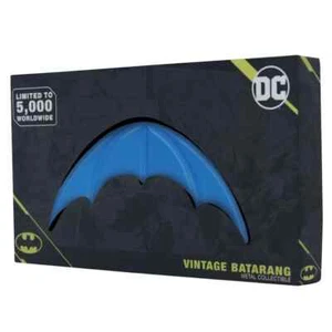 DC Comics Batman Edición Limitada Vintage Réplica Batarang RARA LE - Imagen 1 de 8