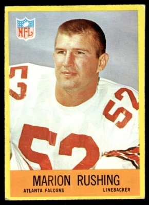 1967 Philadelphia Marion Rushing #9 - Image 1 of 2