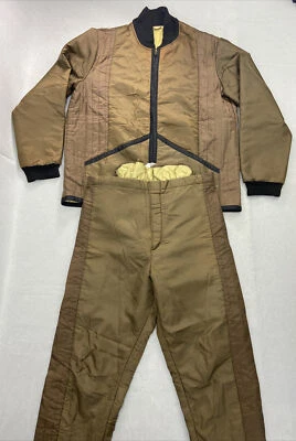 Vtg Ted Williams Sears Roebuck Mens Insulated Pants Jacket Set Sz XL Brown - Image 1 of 4