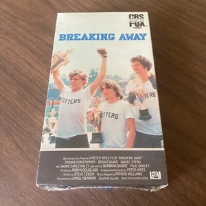 BREAKING AWAY - DENNIS QUAID - CBS FOX - VHS TAPE - WATERMARK SEALED 1985 - Picture 1 of 5