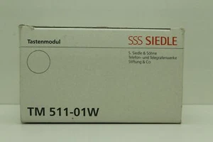 Siedle TM 511-01W Tastenmodul f. Türsprechanlage , weiß "Neu&OVP" - Bild 1 von 1