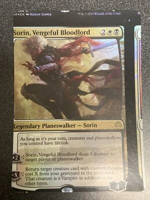 Sorin, Vengeful Bloodlord MTG War of the Spark NFC Foil Miscut/Misprint - Image 1 of 2
