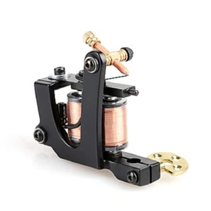 Wire Cutting 10 Wrap Coil Tattoo Machine Liner Shader Iron Tattoo Supply - Picture 1 of 5