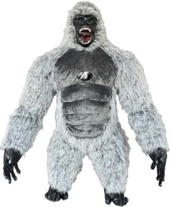 2.6m Giant Gorilla Inflatable Costume Plush Wearable for Party/Cosplay & Battery - Picture 1 of 7