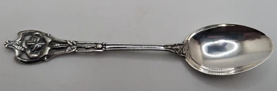 Watson Floral Serie Nº 4 cucharaditas de plata de ley rosa 5 5/8" Foto 1 de 4