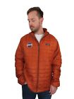 Patagonia Nano Puff Quilted Insulated Orange Puffer Jacket Coat Mens Size XL