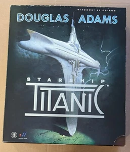 Douglas Adams Starship Titanic Vintage PC Game CD-ROM Simon & Schuster - Picture 1 of 7
