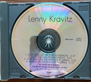 Lenny Kravitz Stop Draggin' Around CD single Light Skin Girl From London promo - Picture 1 of 4