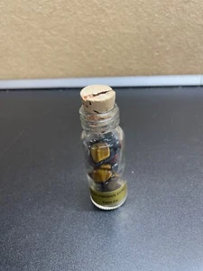 Tiger Eye Simi Precious Stones Small Bottle of Stones bottle is 3" in size - Picture 1 of 7