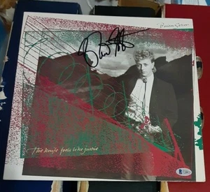 ÁLBUM EN SOLITARIO FIRMADO POR BRIAN SETZER 1986 THE KNIFE FEEL LIKE JUSTICE BAS STRAY CATS - Imagen 1 de 3