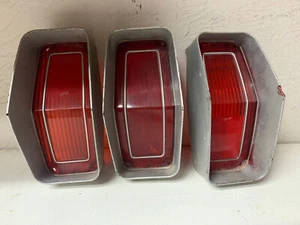 1970 Oldsmobile Cutlass 442 Tail Light Lenses OEM 70 Olds - Picture 1 of 6