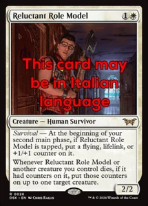 MTG RELUCTANT ROLE MODEL EXC - ESEMPIO RILUTTANTE 26 - DSK - MAGIC - Picture 1 of 1