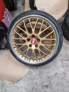 19” BBS Speedline RS Gold Split Rim 5 x 112 9J ET41 VW Audi VAG - Picture 1 of 7