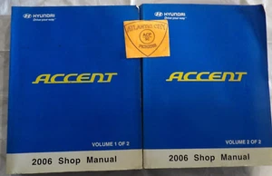 2006 HYUNDAI ACCENT SHOP MANUAL VOL 1 & 2 - Picture 1 of 7