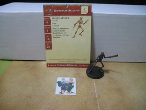 =Dungeons and Dragons DESERT OF DESOLATION Boneshard Skelett 39/60 mit Karte= - Bild 1 von 1