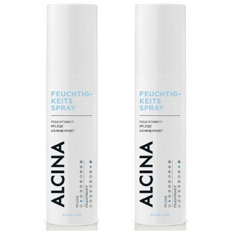 2x ALCINA Feuchtigkeits pflege Spray 125 Ml