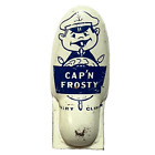 1920s Cap'N Frosty Dairy Clipper Clicker Tin Noisemaker Ice Cream Advertising