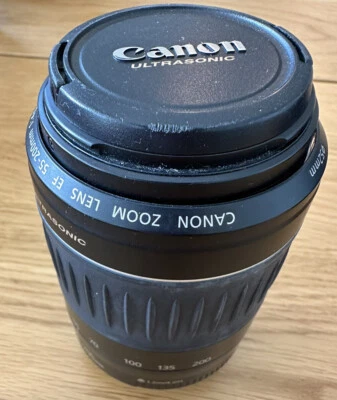 Canon Ultrasonic EF 55-200mm f4.5-6.3 IS STM Lens Zoom with Caps Mint - Image 1 of 4