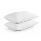 2 Packs Goose Down Feather Bed Pillows King Size Pillows Standard Soft