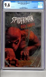 Spider Man Hot Shots #1 9.6 CGC W/P Wrap Cover- Poster Book ...Evans Cover - Picture 1 of 2