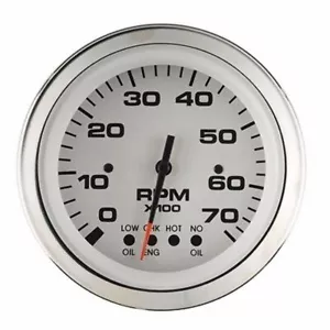 Sierra 64477FP Lido Tachometer 3" Gauge 7000 RPM Systems Check Johnson Evinrude - Picture 1 of 1