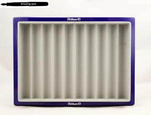 New Pelikan Pen Tray for 10 Pens in Blue-Grey (Art No. 053 470) - Picture 1 of 3