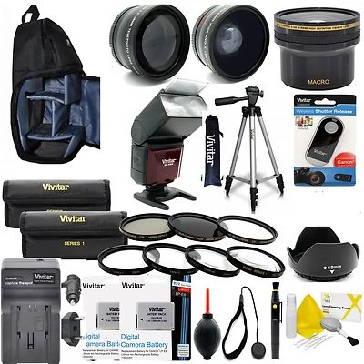 CANON REBEL T5i T4i T3i DIGITAL SLR CAMERA EVERYTHING YOU NEED HD ACCESSORY KIT - Image 1 of 4