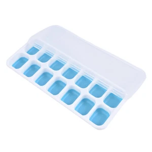 Silicone Ice Cube Tray Ices Jelly Maker Mold Trays with Lid for Whisky Cockt-jl - Imagen 1 de 12