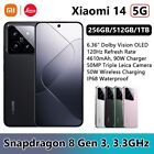 Xiaomi 14 256gb 12gb Ram Factory Unlocked 50mp Snpdrgn 8 Gen 3. Black.cn Version