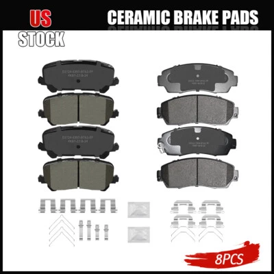 Pastillas de freno delanteras y traseras de cerámica para Honda Passport 2019 2020-2024 Foto 1 de 4