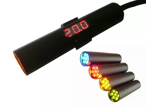Raptor Shift Light Black Housing W/ Yellow LED Dual Mode R1 R6 FZ GSXR HAYABUSA - Picture 1 of 1