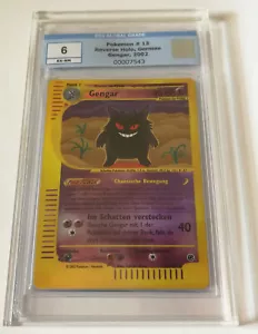 Carta Pokémon 13/165 Gengar Reverse Holo Rara (Spedizione 2002) EGS 6 (PSA BGS) - Foto 1 di 11