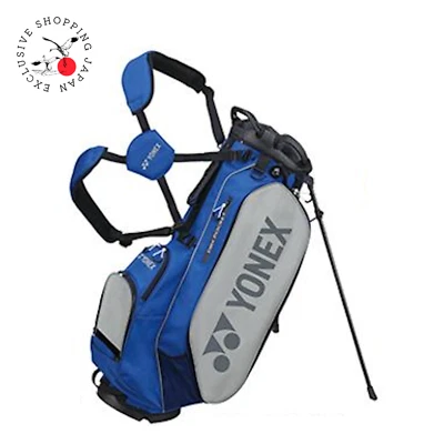 Yonex Golf Carry Stand Bag 9.5 x 47in 5way Divider Lightweight 2.6kg Blue/Silver - Image 1 of 4