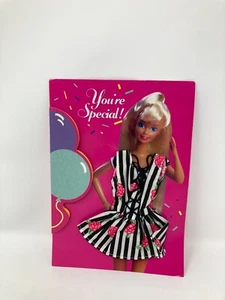 Tarjeta de felicitación de Barbie You're Special 1994 vintage con traje (bf) - Imagen 1 de 4