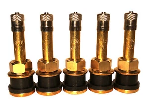 KEX Five TR500 Straight Brass Clamp in Tubeless 2 inch Truck or Bus Valve Stems - Picture 1 of 2