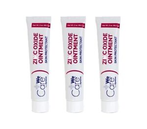 3 PACK Zinc Oxide Skin Protectant Ointment 2 Oz Tube Ea. Dynarex # 1191