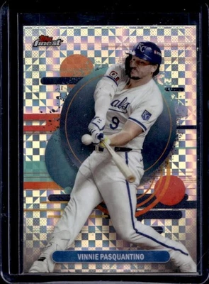 2025 Finest Vinnie Pasquantino Uncommon X-Fractor #194 Royals - Image 1 of 2