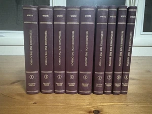 Testimonies For The Church HC 1948 V. 1-9 Ellen G. White Pacific Press Vintage - Imagen 1 de 10