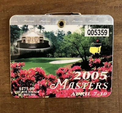 Insignia Masters 2005 - Augusta National Golf Club - Tiger Woods ¡Cuarta victoria Masters! Foto 1 de 4
