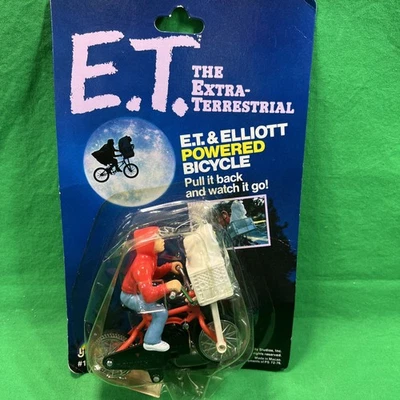 E.T. Extra Terrestrial & Elliot Powered Bicycle Action Figure 1982 - Image 1 of 4