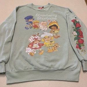 Strawberry Shortcake Damen SM Pullover Sweatshirt mit Rundhalsausschnitt - Bild 1 von 11