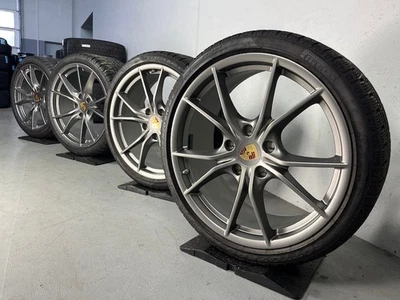 Porsche 991.2 20 Zoll Carrera S Winter Räder Pirelli 4S C4 platinum TOP - Bild 1 von 4