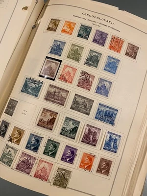 Worldwide Chez-France Stamps Scott International Album M&U Read Desc L-1659 - Image 1 of 4