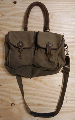 Eddie Bauer Bolso de Fin de Semana Bolso de Noche Forrado Bolso de Lona Marrón Foto 1 de 4