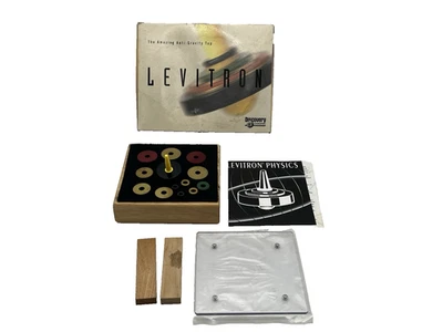 Juguete de Física Antiguo Levitron Antigravedad Superior Discovery Channel Completo con Caja Foto 1 de 4