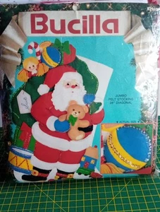 Bucilla Felt Stocking Jumbo Applique Kit 28" - Picture 1 of 2