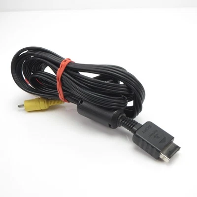 Sony PlayStation 1 Genuine OEM Composite AV Cable Cord  PS1 PS2 Red White Yellow - Image 1 of 3